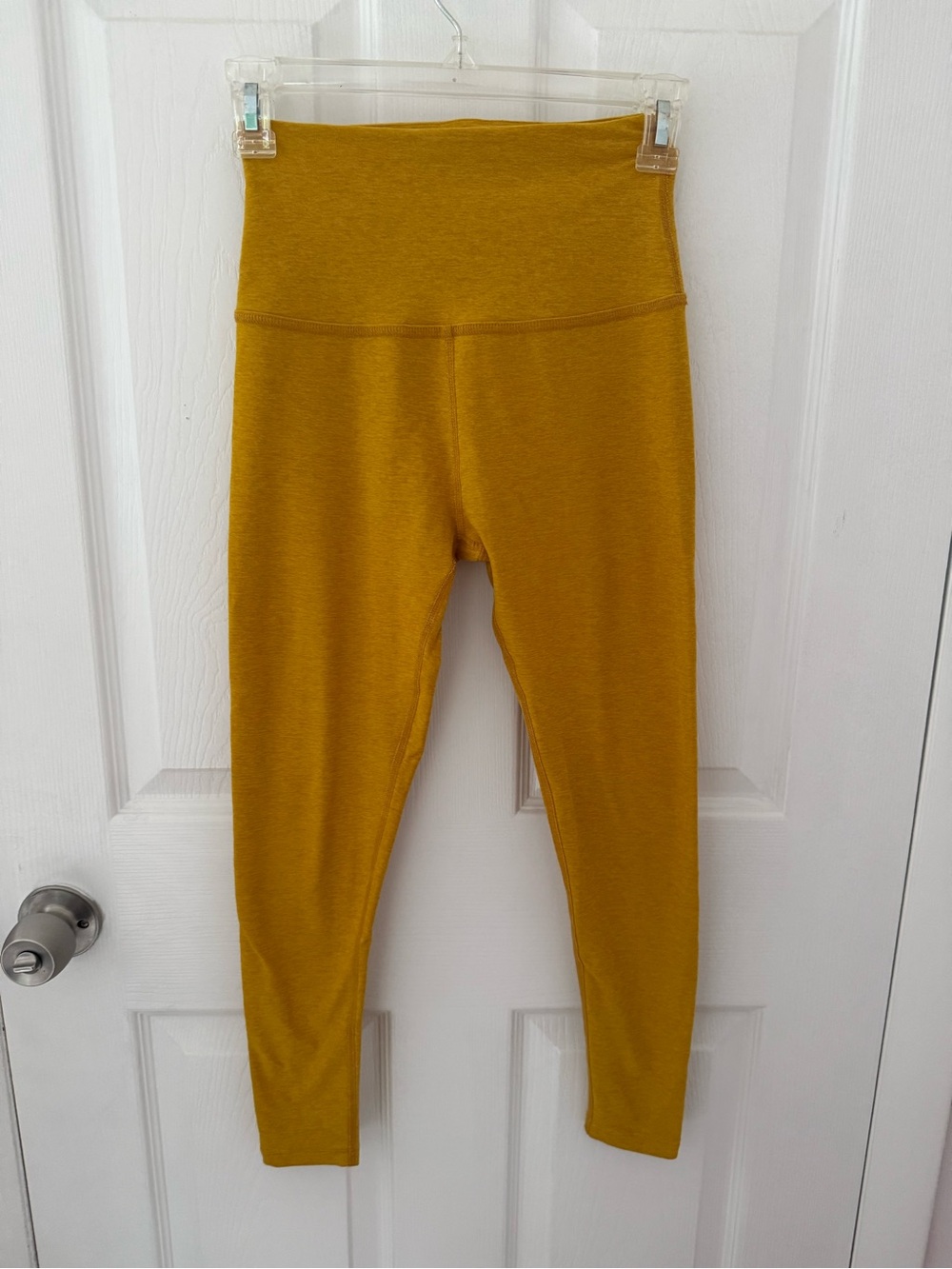 Beyond Yoga Mustard Yellow Spacedye Leggings Size Small